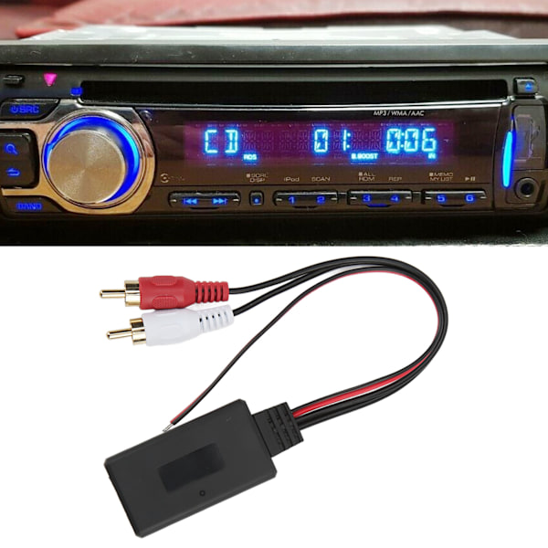 Car Radio Stereo Audio Wireless Adapter Bluetooth 5.0 Module 2 RCA Port Universal for Pioneer