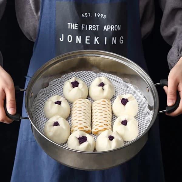 Dim Sum Liners Silikone Damper Non Stick Dampnet Måtte Køkken 27CM
