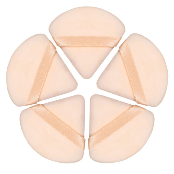 Puderpuff 5-pack beige