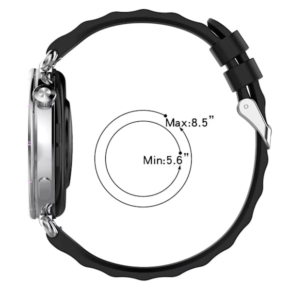 Urrem til Huawei Watch GT6, moderne bølgemønster (lysegrøn)
