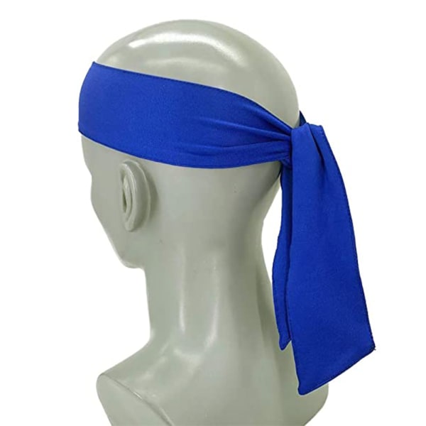 2-pack tennispannband hårband unisex torr sport pannband slipsar för basket löpning tennis karate friidrott svart röd