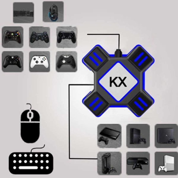 Tangentbord och mus Converter Adapter Switch APEX för Xbox One PS4 KX Gaming