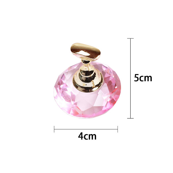 Magnetisk neglholder Praksis Treningsdisplay Stativ Akryl Krystallholdere Legering Falske Neglspiss Salon DIY Manikyrverktøy
