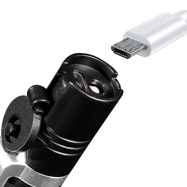 Varmt/Vitt Ljus Pennlampor Ficklampa, Uppladdningsbara Mini LED Pennlampor för Professionellt Bruk, med Metallficka, USB Uppladdningsbar, Stöt- och