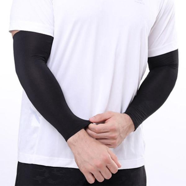 Arm Sleeves för män Solskydd
