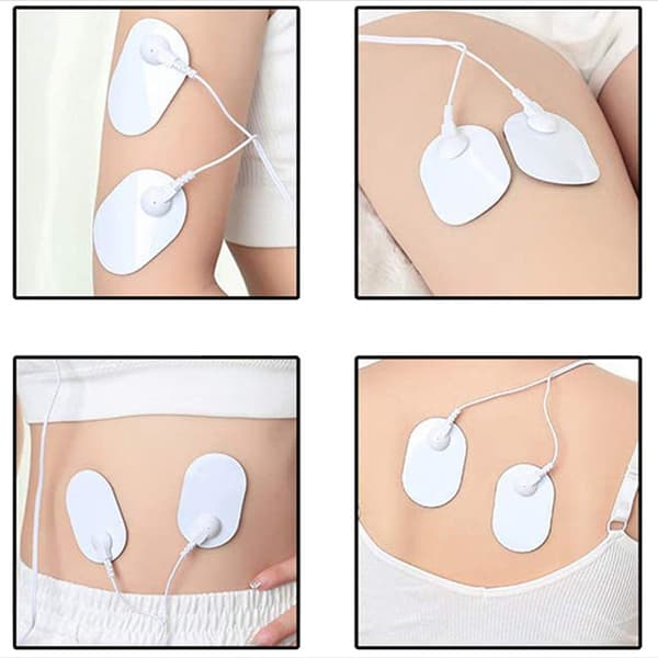TENS & EMS Nackmassage 2-i-1 | Elektrisk Nackmassager vit