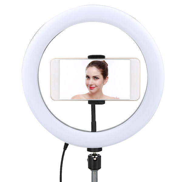 10\" 26cm LED-ringlys RGB-fylllys for selfie live med fjernkontroll i metall