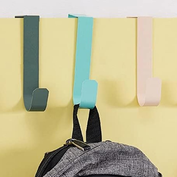 Stilrena Organizer Krokar, Över Dörren Krokar Utrymmesbesparande Design för Multifunktionellt Bruk i Hem och Kontor, Hållbar Lastkapacitet 5kg, Snabb Installation Ingen