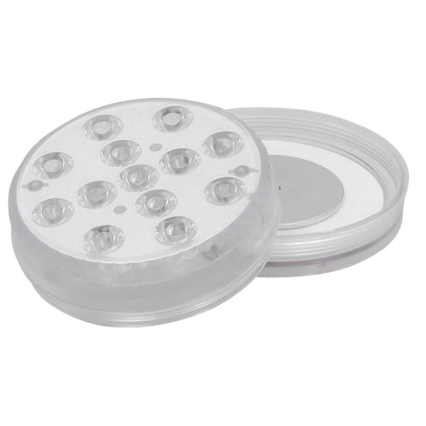 LED-poolmagnetlampa IP68 16 färger RGB undervattensljus med 28-tangenters fjärrkontroll sugkopp