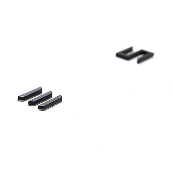 Sommersalg 3D Mat Sort Tesla Bogstaver Bagklap Emblem [HONGDE]