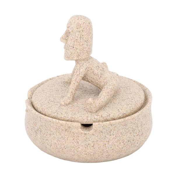 Påskharts Moai-statyer, unika heminredningar med lock.