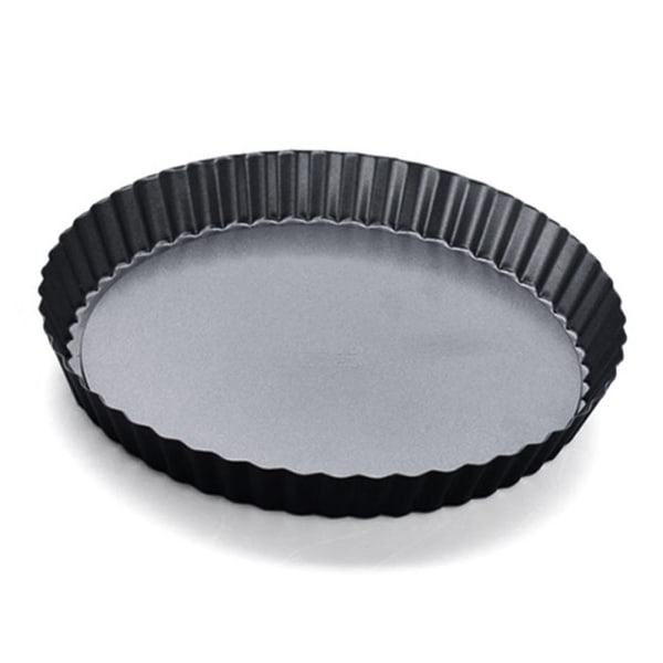 24cm Cake Mould Baking Pan Carbon Steel Round Non-Stick Tart Mould with Removable Bottom for Mousse Cake, Kitchen Reusable Baking Tool