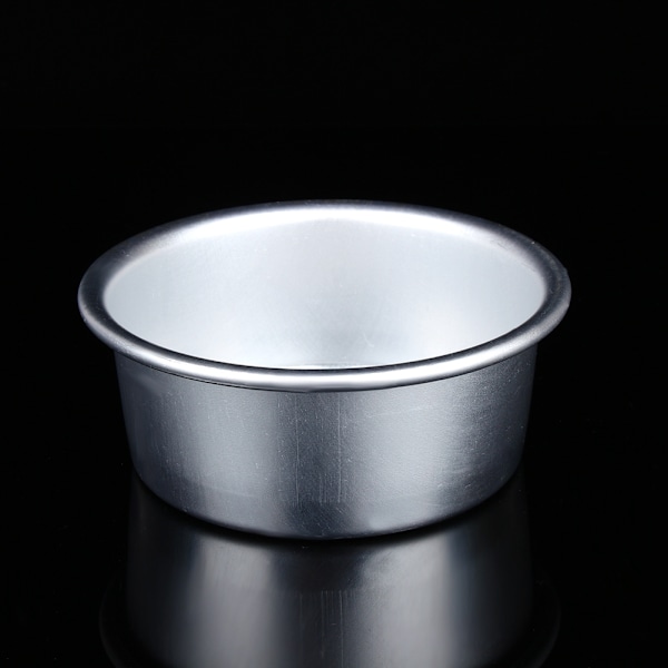 4 tommer rund mini kageform i aluminium med non-stick belægning - bageform, lækagesikker og nem at frigive