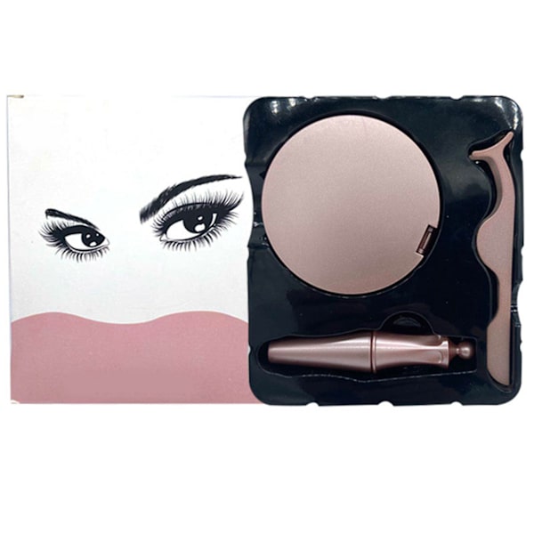 Magnetiska Ögonfransar Kit med Två Par Ögonfransar Självhäftande Lättvikts Magnetisk Eyeliner och Ögonfransar Kit för Kvinna
