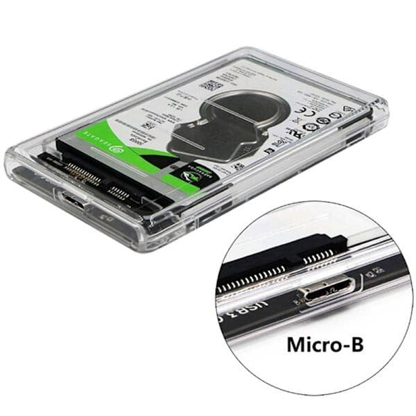 2,5'' USB 3.0 till SATA SSD HDD extern hårddiskkabinett Enc onesize