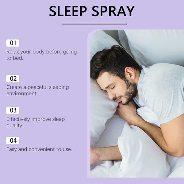Lavendel søvnspray: En beroligende og mild søvnspray, der lindrer kroppen og opfrisker sindet.