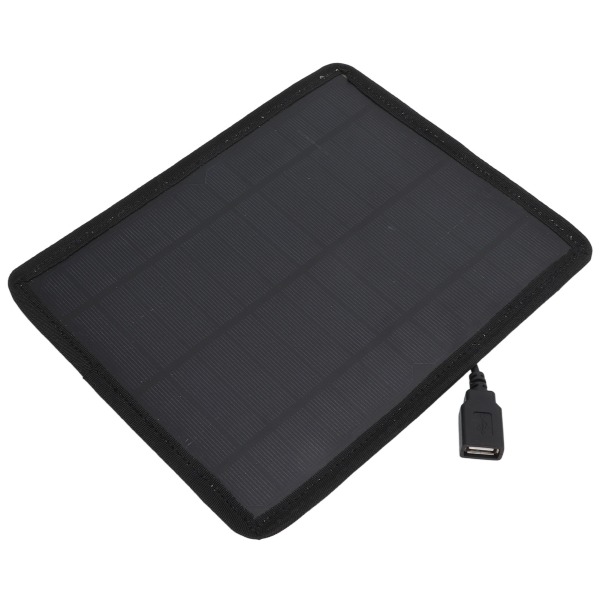 Solpanel 5,3W 6V USB-udgang lav dæmpning camouflage monokrystallinsk solbatterioplader til udendørs rejser