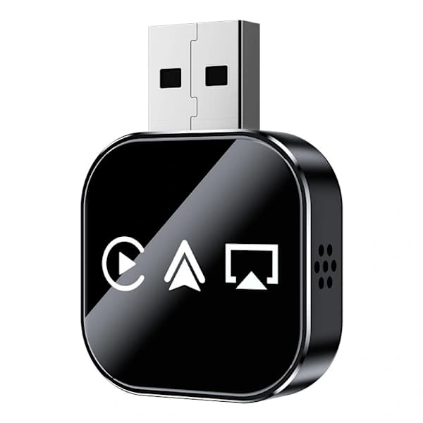 2026 Opgradering 3-i-1 Trådløs Carplay Mirror Link Adapter til iPhone/Apple/Android Telefon til Bilskærm, Automatisk Forbindelse