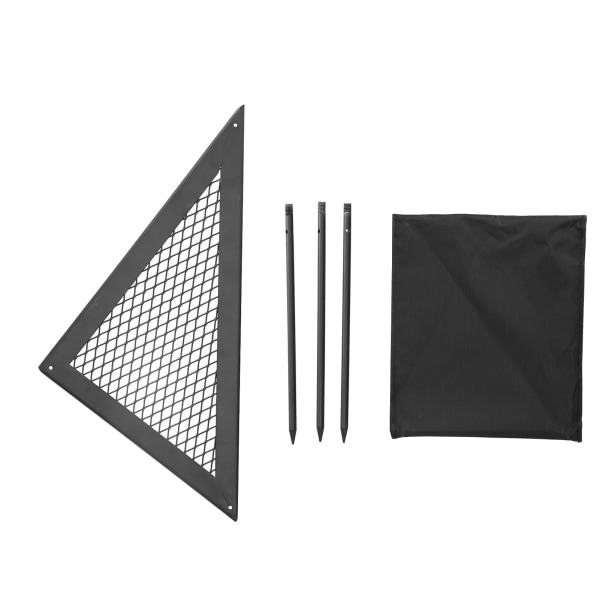 Udendørs Camping Smedejern Trekant Net Bord Camping Grill Smedejern Trekant Stativ