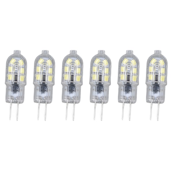 10 kpl G4 2835 LED-lamppu läpinäkyvä LED-lamppu pistorasiaan AC220V asuntovaunun kaappiin maisemavalo 6500K valkoinen valo