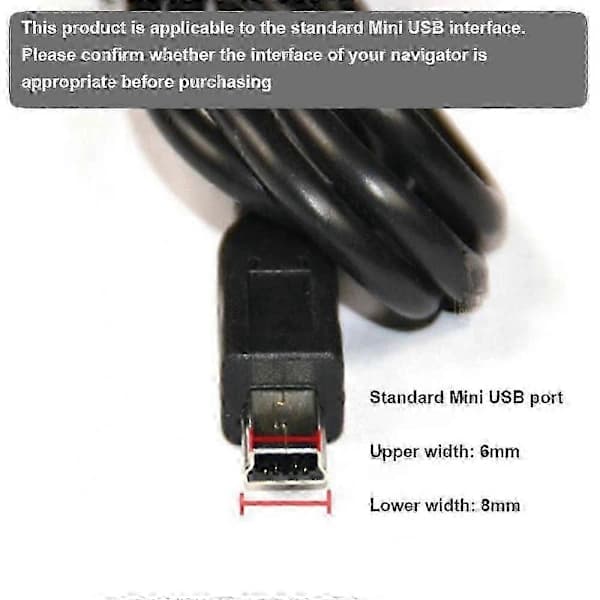 1~10 STK Bilopptaker Spesiell Billader MINI USB-hode 2A 3.5M Universell Billadekabel Biltilbehør