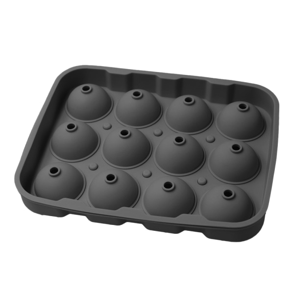 Round ice tray, small round ice hockey mold with cover, cocktail and whisky ice tray without bisphenol A.