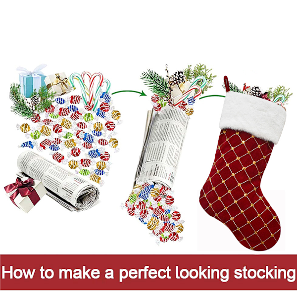 Julstrumpor Stickning Julstrumpor