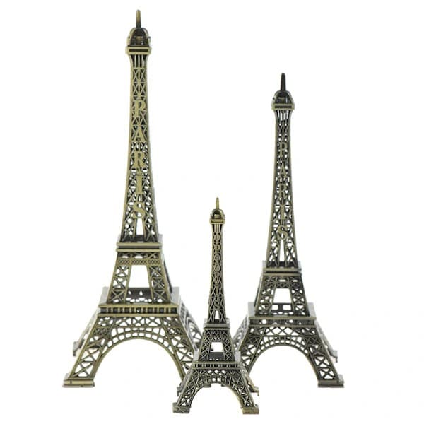 Mini Paris Eiffeltorn Modell Skrivbordsstaty Statyhantverk Souvenir