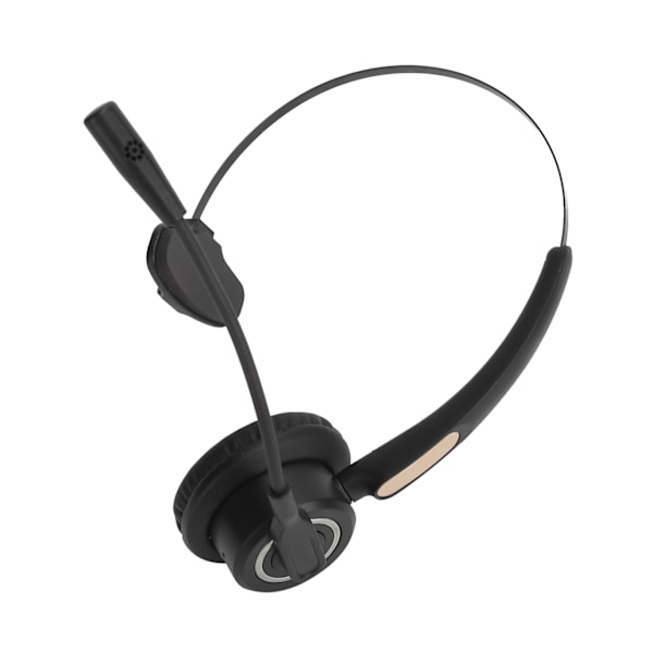 Bluetooth-headset med mikrofon på øret Trådløs støjreducerende hovedtelefon til pc bærbar computer Skype