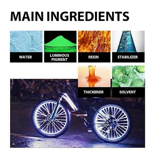 Nattbil Reflekterande Spray Varning Säkerhet Antikollision Reflekterande vit