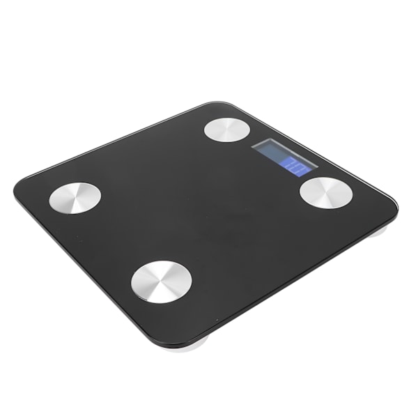 Multifunktionell smart våg med hög noggrannhet Bluetooth digital kroppsvåg svart