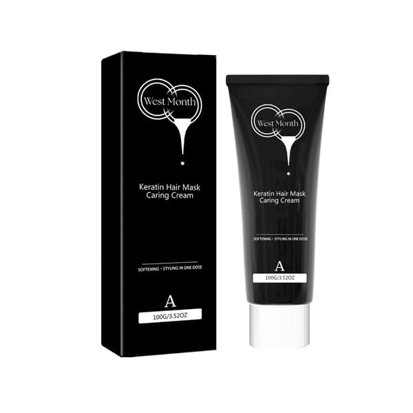 Keratin hårinpackning vårdar och reparerar torrt, frissigt hår, återfuktar och hydrerar.