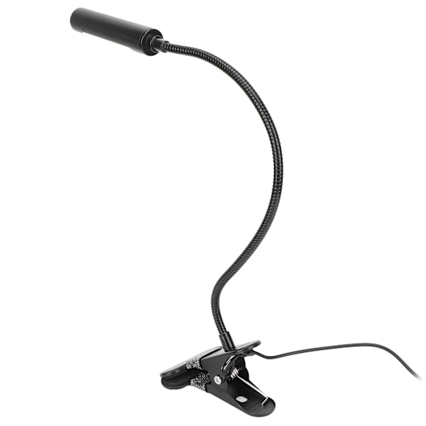 LED-klemme på lys øyebeskyttelse tatovering sminke USB-lading neglekunst skrivebordslampe svart