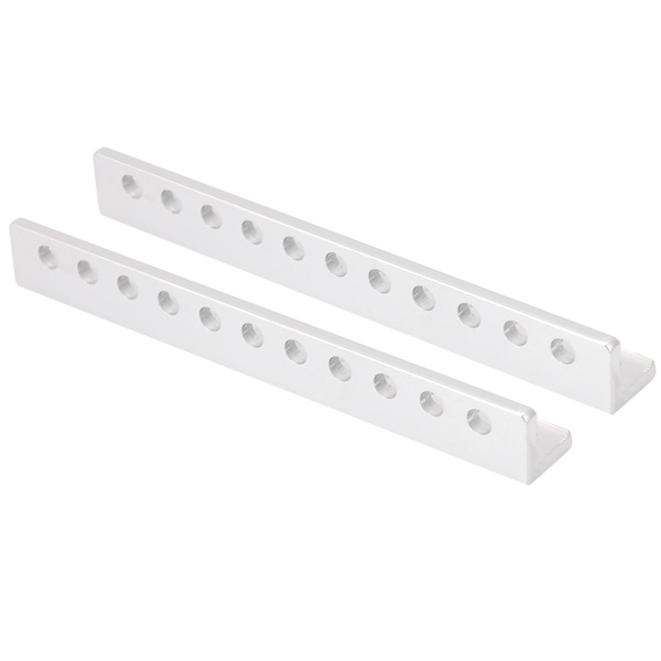 2 kpl alumiiniprofiilia L-muotoinen palkki 11 reikää robotin lisävarusteet 12x12mm 3103-0011-0096