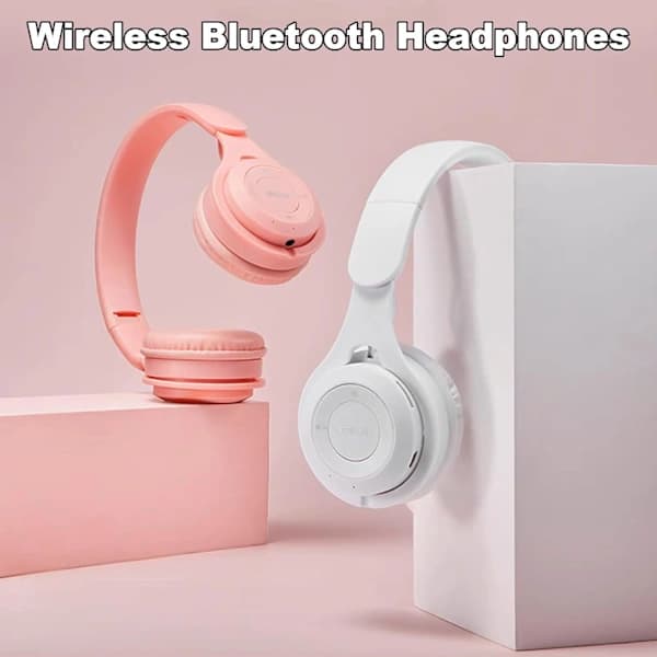 Trådlösa hörlurar barnhörlurar barnhörlurar Bluetooth-hörlurar barnhörlurar (rosa)