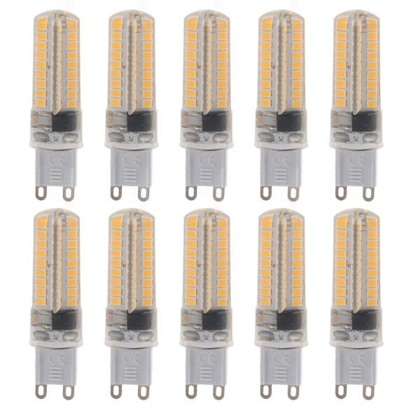 10Pcs G901052 1.5W Mini Silicone Bi‑Pin LED Light Bulb Kit AC230V Accessory for Home Lighting