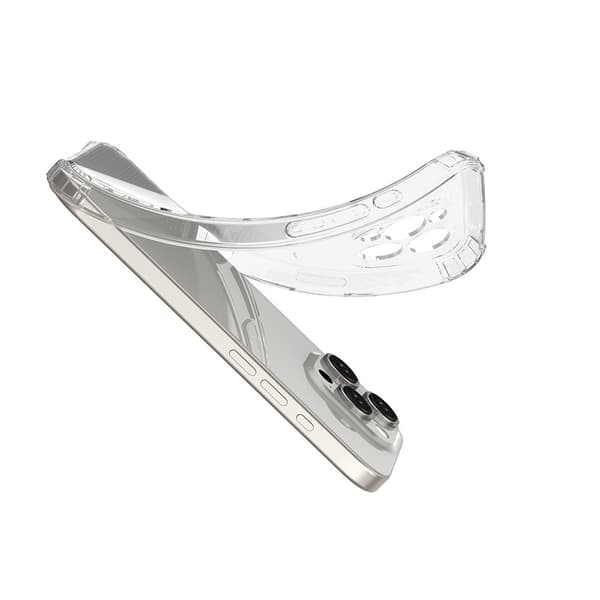iPhone 17 Pro - Skyddande Bumper Slim Mjukt Fodral Transparent