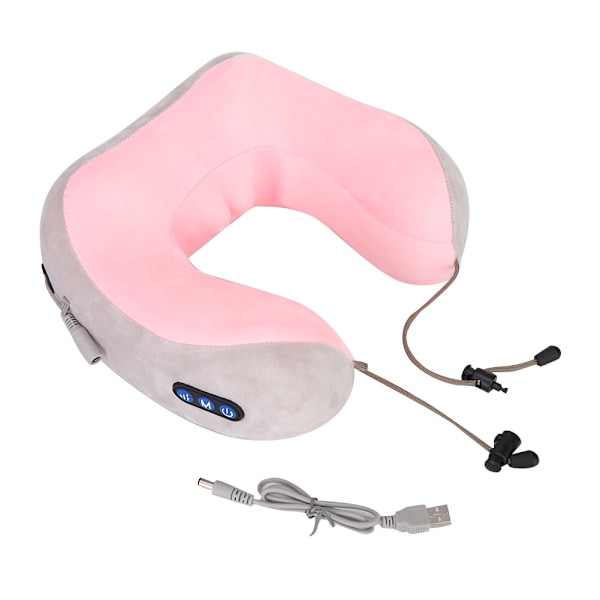 Genopladelig U-Formet Massage Elektrisk Stress Smertelindrende Nakke Skulder Pude Massager