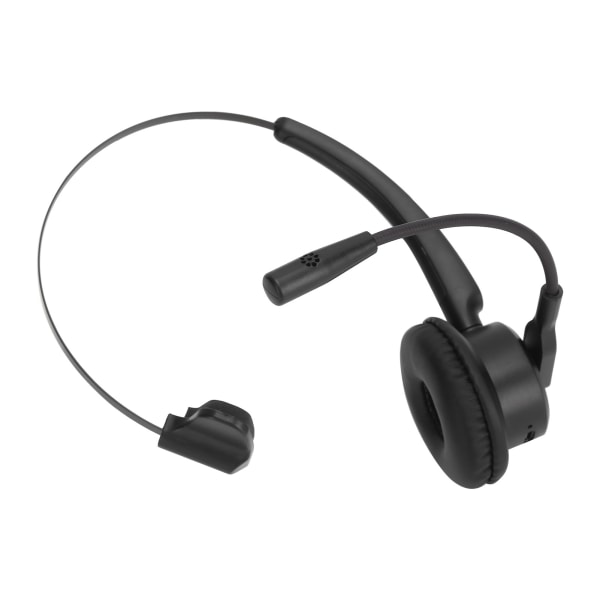 Bluetooth-headset med mikrofon på øret Trådløs støjreducerende hovedtelefon til pc bærbar computer Skype