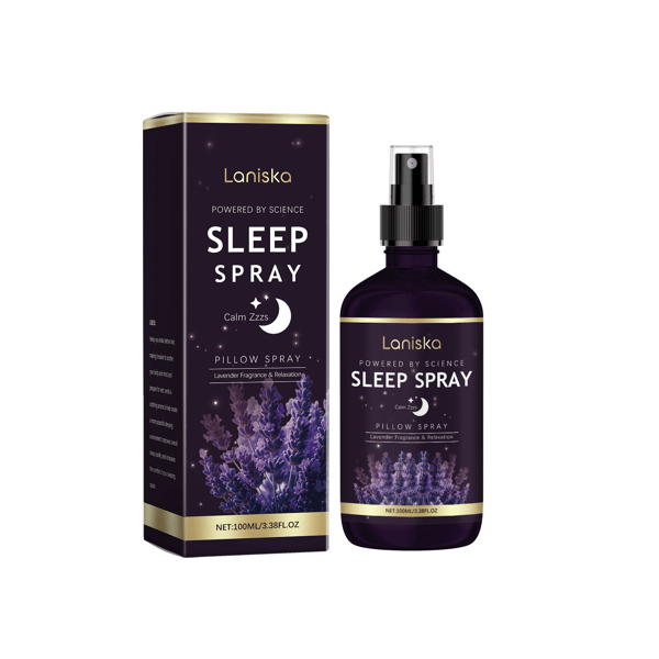 Lavendel søvnspray: En beroligende og mild søvnspray, der lindrer kroppen og opfrisker sindet.