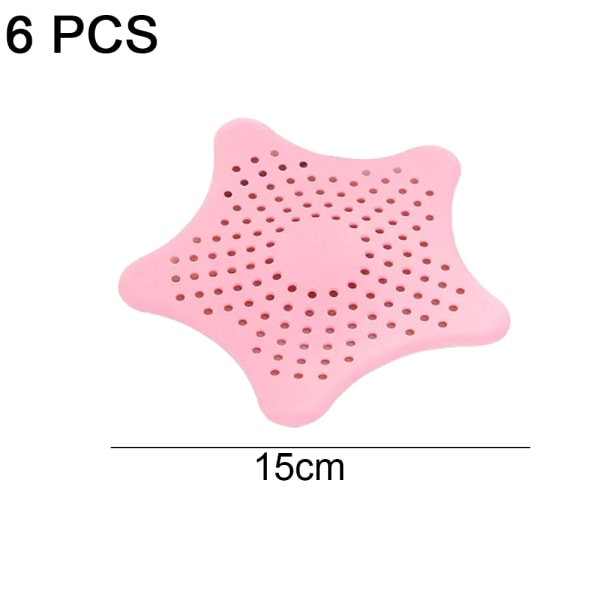 Starfish Floor Drain Cover, Hair Catcher, Drainage Cover, Suitable for Kitchen, Bathroom, Balcony