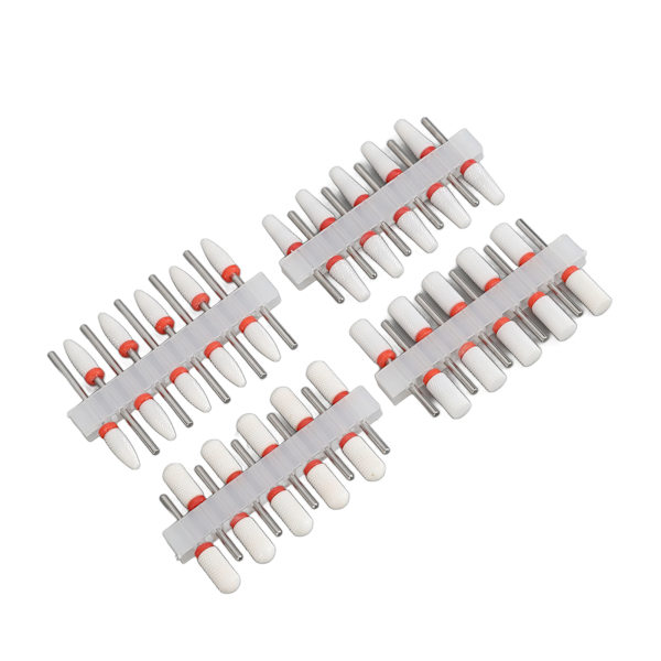 Sæt med Negleboremaskine Bits Elektriske Negleboremaskine Bits Sikkerhed Manicure Fjernelse Værktøjer til Akryl Gel Negle