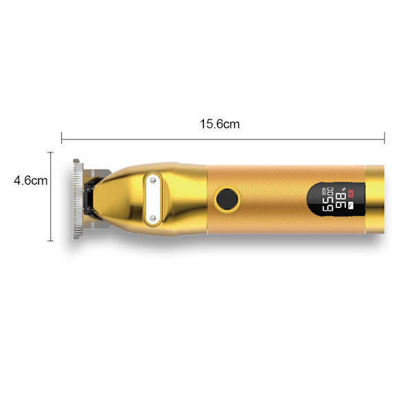 Koristeelliset hiustenleikkurit miehille T Liners Clippers Zero Gapped Trimmers Cordless Trimmer miehille Parturikoneet Kulta USB Ladattava T Outliner