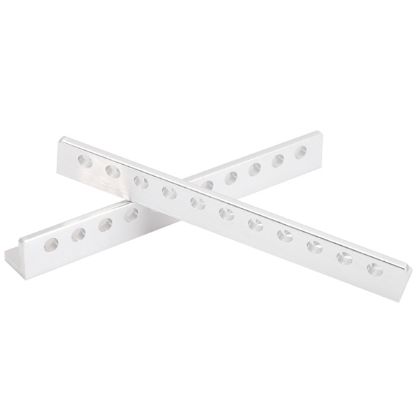 2 kpl alumiiniprofiilia L-muotoinen palkki 11 reikää robotin lisävarusteet 12x12mm 3103-0011-0096