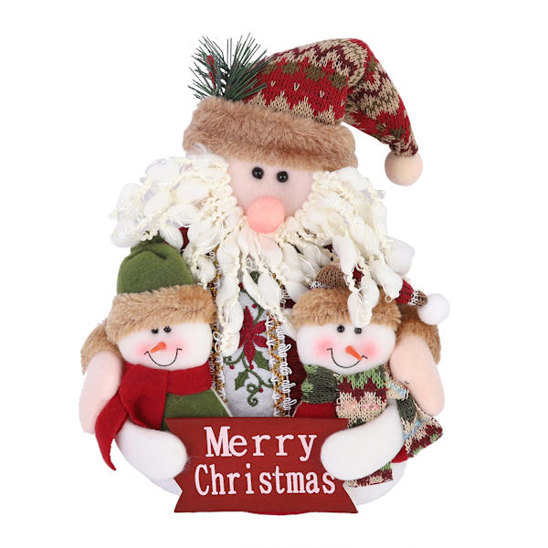 Julepynt Juledekorasjoner Julenissen Snømann Ornament Dukke Gave til Hjemmet Julenissen