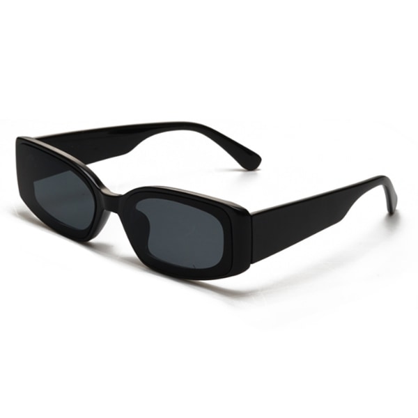 Rektangulära solglasögon för kvinnor Retro Fashion Solglasögon Skydd Vintage Smal Fyrkantig Ram Glasögon