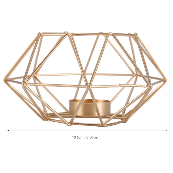 Geometric shape Lantern Candle Holder Weddinng Centerpiece Home Decor Golden