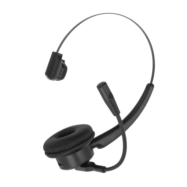 Bluetooth-headset med mikrofon på øret Trådløs støjreducerende hovedtelefon til pc bærbar computer Skype