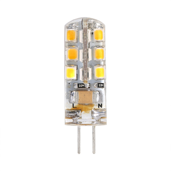 10 stk. G4 LED-perler 220V Fremhævning Udskiftning Hjem Lys Pære Varm Hvid 24 LED 3W
