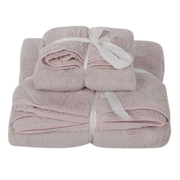 2-pack Mjuka Handdukar Badhandduks Set Superfint Fiber Vuxen Duschar Handdukar Badrum Set (Kaffe)